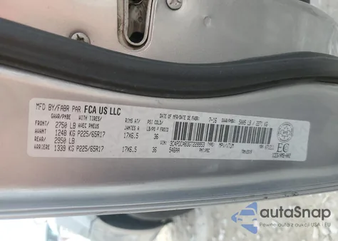 2016 Dodge Journey Se из США, поврежденный, VIN 3C4PDCAB3GT229953